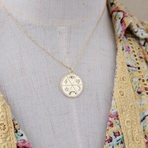 Elegant Gold Charm Necklace